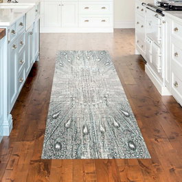 Conceptum Alfombra Azul 80 x 300 cm